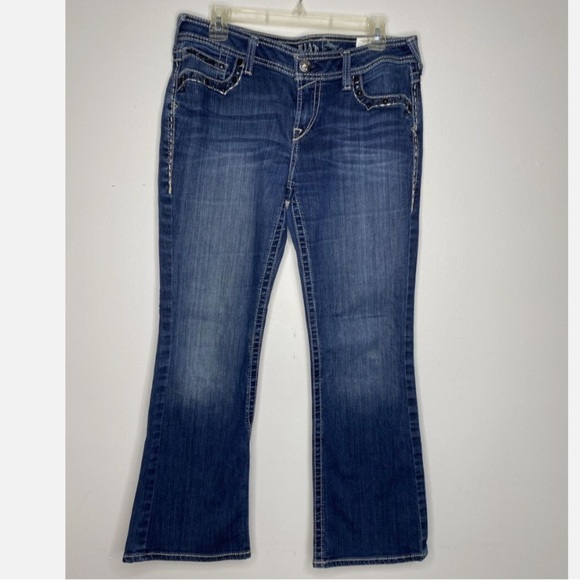 Ariat Blue Embellished Women's Jeans - Picture 3 of 16